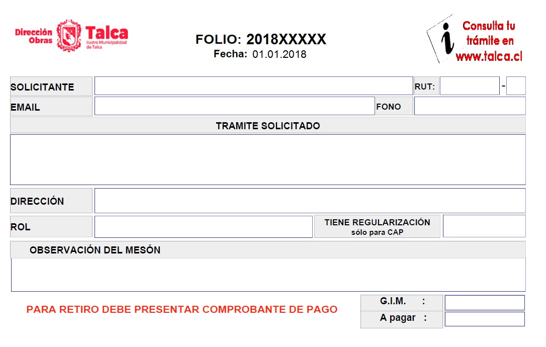 Comprobante Talca